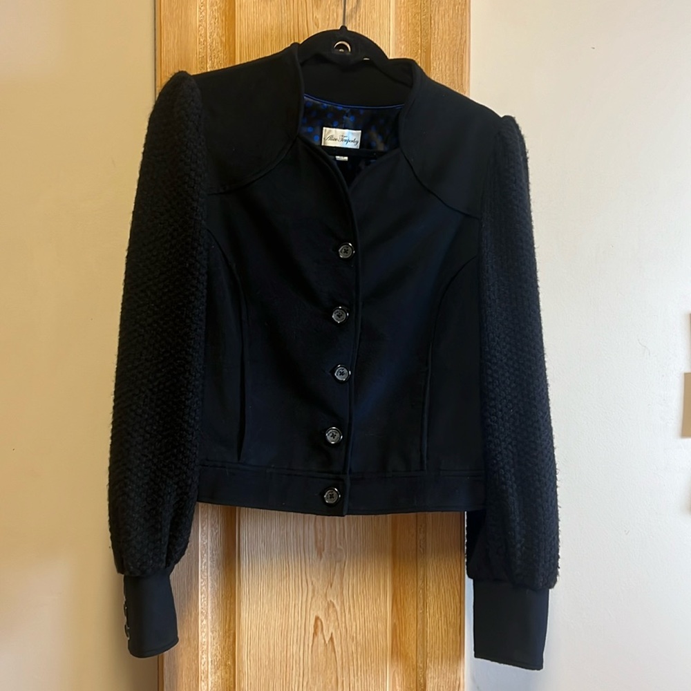 Alice Temperley for Target mixed media cropped jacket